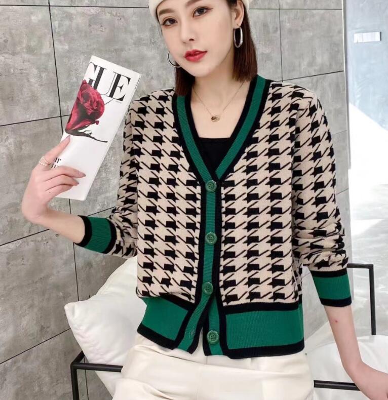 nitted Cardigan Sweaters For Women Vintage V-Neck Long Sleeve Short Autumn Chic Single Breasted Fashion Knitwear Top, 10
nitted Cardigan Sweaters For Women Vintage V-Neck Long Sleeve Short Autumn Chic Single Breasted Fashion Knitwear Top, 10