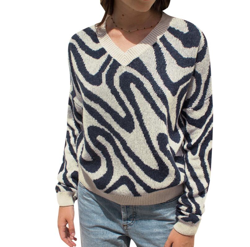 Women Casual Knitted Sweater Long Sleeve V Neck Argyle Print Loose Cardigan Coat, Khaki
Women Casual Knitted Sweater Long Sleeve V Neck Argyle Print Loose Cardigan Coat, Khaki