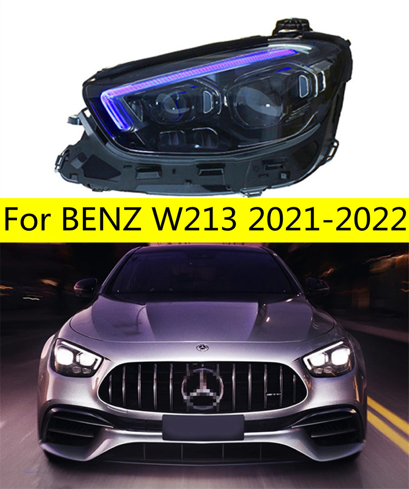 Head Lights for BENZ W213 2021-2022 E200 E260 E300 Car Headlight Upgrade LED Turn Signal High Beam Driving Headlights
