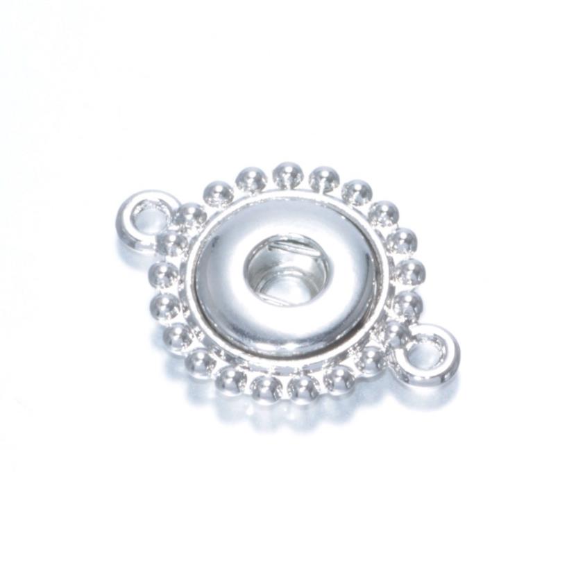Clasps Hooks Many Styles Metal Alloy 18Mm/12Mm Noosa Ginger Snap Button Base Pendant Jewelry Findings Accessories For Dhseller2010 Dhey1
