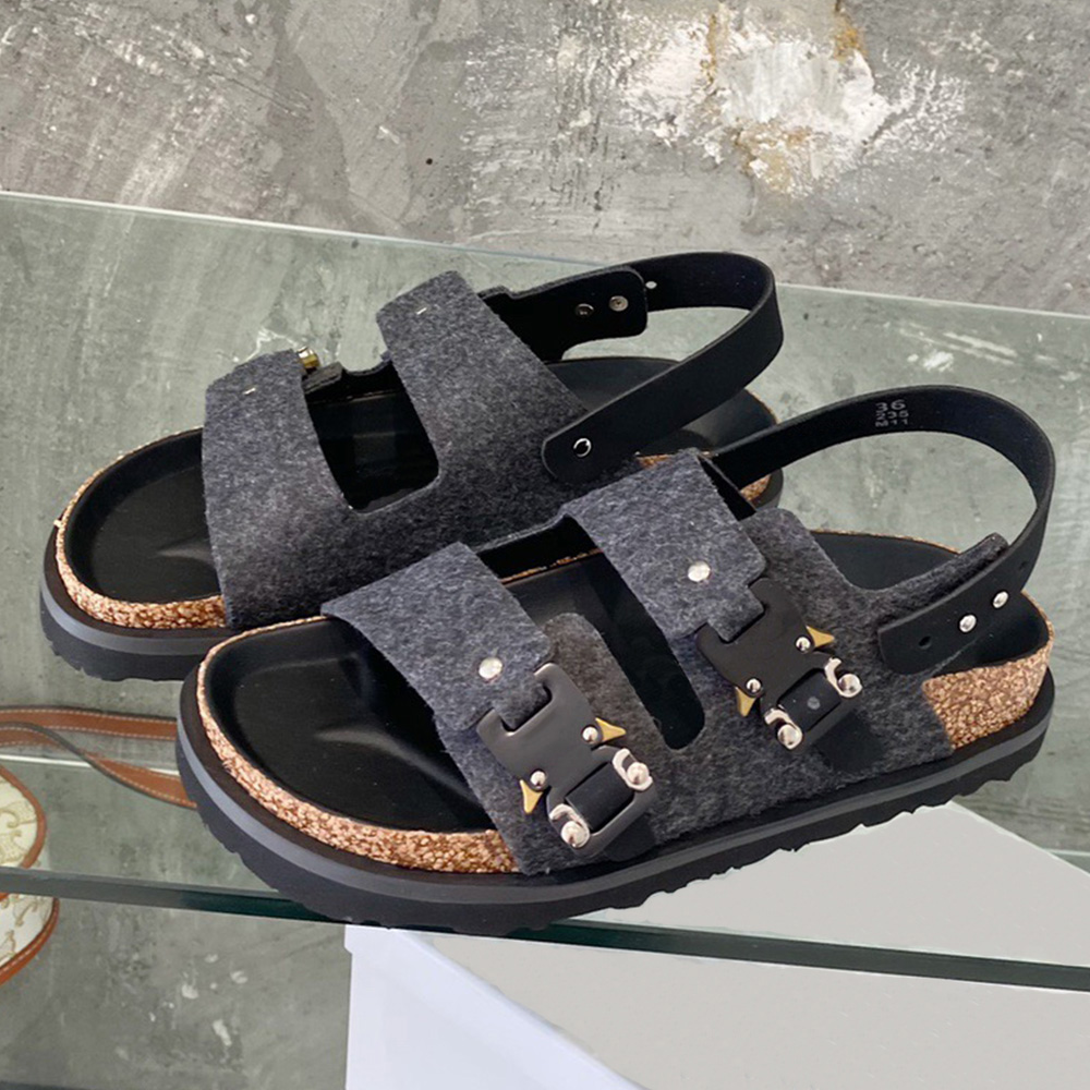 Official Site SANDAL Grey Felt Wool Upper with Signature Buckle and Adjustable Nubuck Leather Strap Sandals Will Bring Effort to Any Look Designer sandales Style, Shipping supplement
Official Site SANDAL Grey Felt Wool Upper with Signature Buckle and Adjustable Nubuck Leather Strap Sandals Will Bring Effort to Any Look Designer sandales Style, Shipping supplement