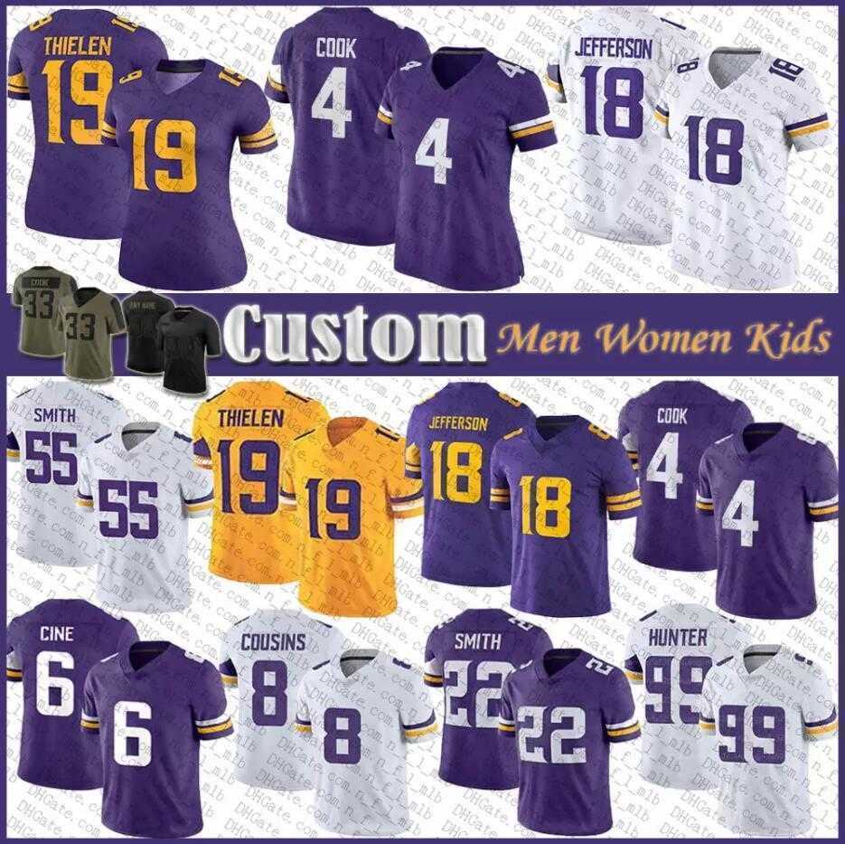 Custom Jersey Minnesota''Vikings''18 Justin Jefferson Adam Thielen Dalvin Cook Harrison Smith Fran Tarkenton Kirk Cousins royal Lewis Cine Football Jerseys 4XL, Color
Custom Jersey Minnesota''Vikings''18 Justin Jefferson Adam Thielen Dalvin Cook Harrison Smith Fran Tarkenton Kirk Cousins royal Lewis Cine Football Jerseys 4XL, Color