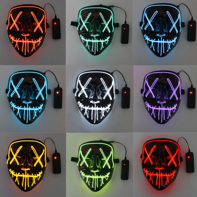 Halloween Toys Funny Mask LED Light Up The Purge Election Year Great Festival Cosplay Costume Supplies Party Masks
Halloween Toys Funny Mask LED Light Up The Purge Election Year Great Festival Cosplay Costume Supplies Party Masks