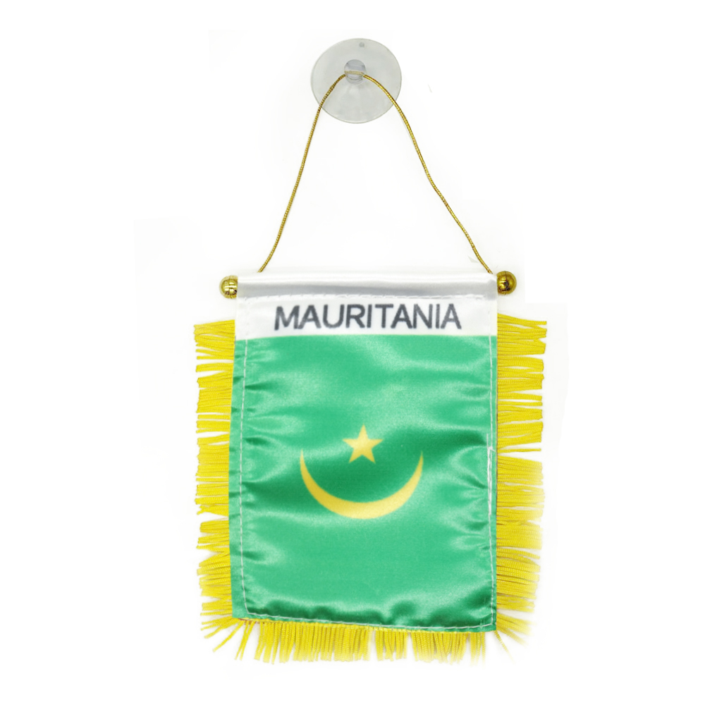 10x15 cm Mauritania Fringy Window Hanging Flag Double Sided Mini Hanging Flags with Suction Cup for Home Office Door Decor
10x15 cm Mauritania Fringy Window Hanging Flag Double Sided Mini Hanging Flags with Suction Cup for Home Office Door Decor