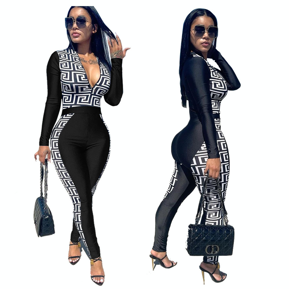 Fashion Womens Tracksuits Long Sleeve TWO PIECE SET Women Tracksuit Pants Black Sweat Suit Sportsuit Outfit Female outfits jogger Suits size S-2XL