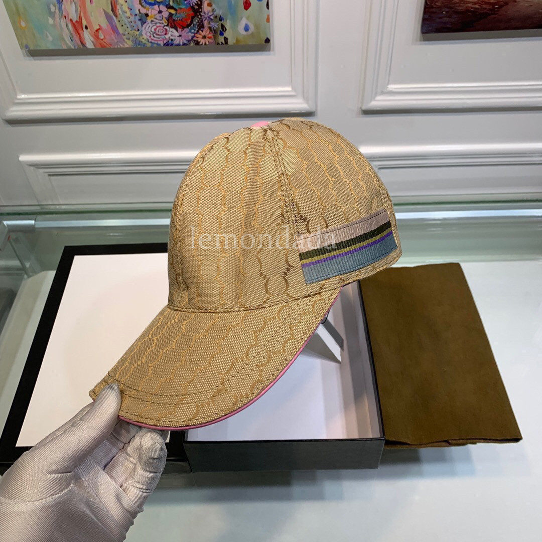 High Grade Canvas Cap Men Women Fashion Stripe Hat Letter Jacquard Luxury Hats Spring Summer Sun Caps, Khaki
High Grade Canvas Cap Men Women Fashion Stripe Hat Letter Jacquard Luxury Hats Spring Summer Sun Caps, Khaki