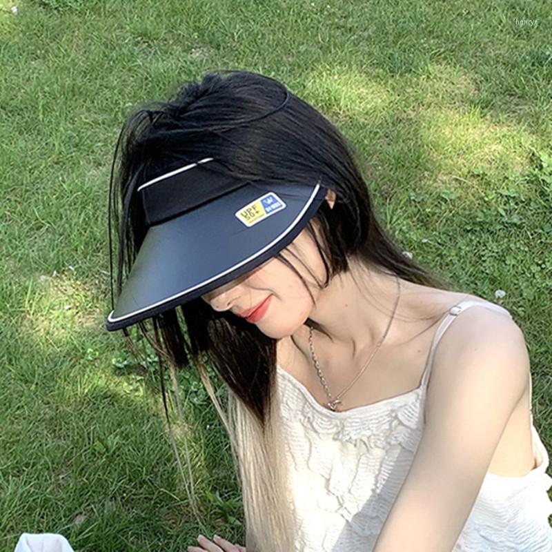 Berets Women Summer Anti-Uv Sun Hat Wide Brim Beach Empty Top Visor Hats Adjustable Plastic Pvc Sunscreen Cap Female Outdoor Spor, 002
Berets Women Summer Anti-Uv Sun Hat Wide Brim Beach Empty Top Visor Hats Adjustable Plastic Pvc Sunscreen Cap Female Outdoor Spor, 002