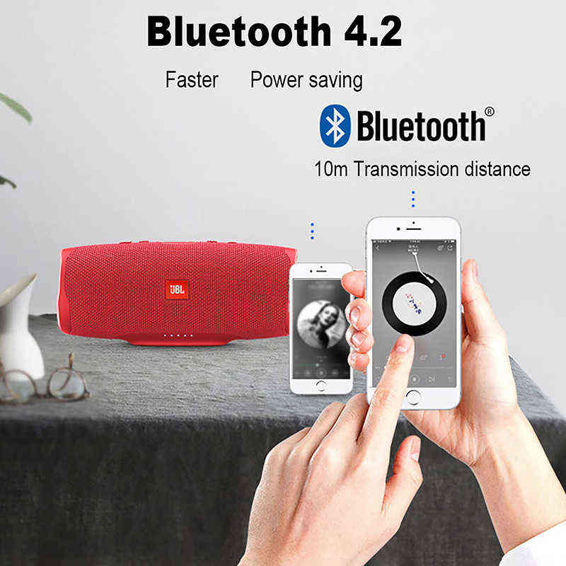 

Portable Speakers JBL Charge4 Bluetooth Wireless Speaker Charge 4 IPX7 Waterproof Music Sound Deep Outdoor Partybox Hifi Sound Deep Bass Speaker T220831