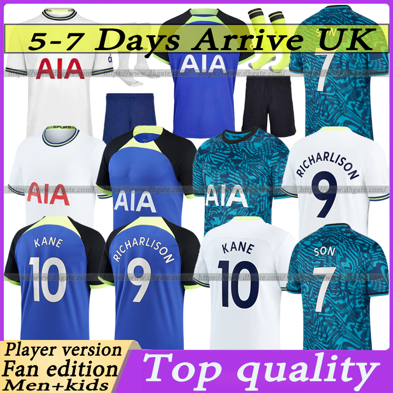 22 23 SON BERGWIJN Soccer Jersey 2022 2023 jersey Football shirt PERISIC LENGLET ROMERO REGUILON KULUSEVSKI BENTANCUR RICHARLISON KANE SPENCE SKIPP Men KIDS kit, 2223 players version away
22 23 SON BERGWIJN Soccer Jersey 2022 2023 jersey Football shirt PERISIC LENGLET ROMERO REGUILON KULUSEVSKI BENTANCUR RICHARLISON KANE SPENCE SKIPP Men KIDS kit, 2223 players version away