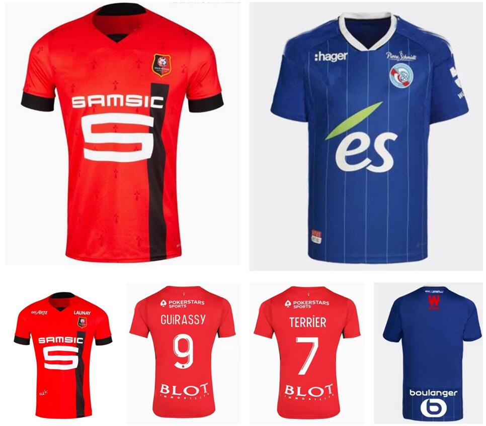 Stade Rennais 22 23 soccer jerseys Rennes maillot de foot Strasbourg 2022 2023 SULEMANA BOURIGEAUD TERRIER DOKU TAIT Guirassy Diallo Gameiro TERRIER football shirt
Stade Rennais 22 23 soccer jerseys Rennes maillot de foot Strasbourg 2022 2023 SULEMANA BOURIGEAUD TERRIER DOKU TAIT Guirassy Diallo Gameiro TERRIER football shirt