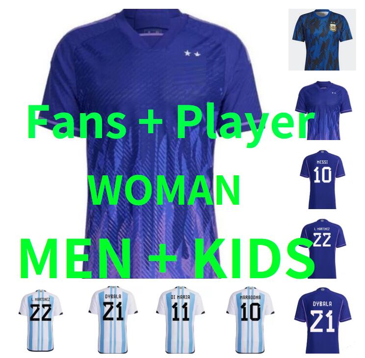 Fans Player version 2022 2023 Argentina Soccer Jerseys 22 23 J.ALVAREZ DYBALA MARADONA KUN AGUERO DI MARIA LO CELSO MARTINEZ CORREA football shirts Men kids kit, Kids size 
Fans Player version 2022 2023 Argentina Soccer Jerseys 22 23 J.ALVAREZ DYBALA MARADONA KUN AGUERO DI MARIA LO CELSO MARTINEZ CORREA football shirts Men kids kit, Kids size
