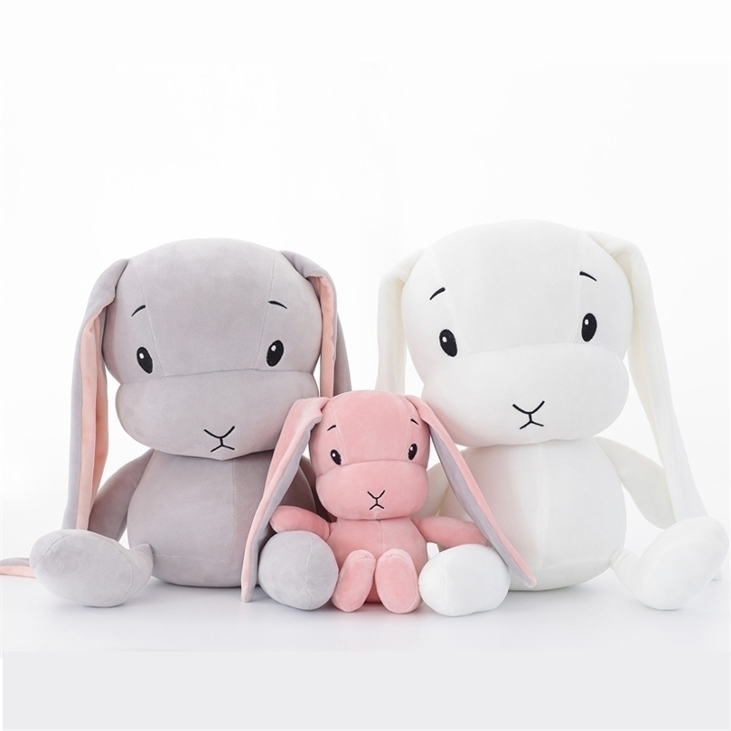 Plush Dolls 50CM 30CM Cute rabbit plush toys Bunny Stuffed Animal Baby Toys doll baby accompany sleep toy gifts For kids WJ491 220830