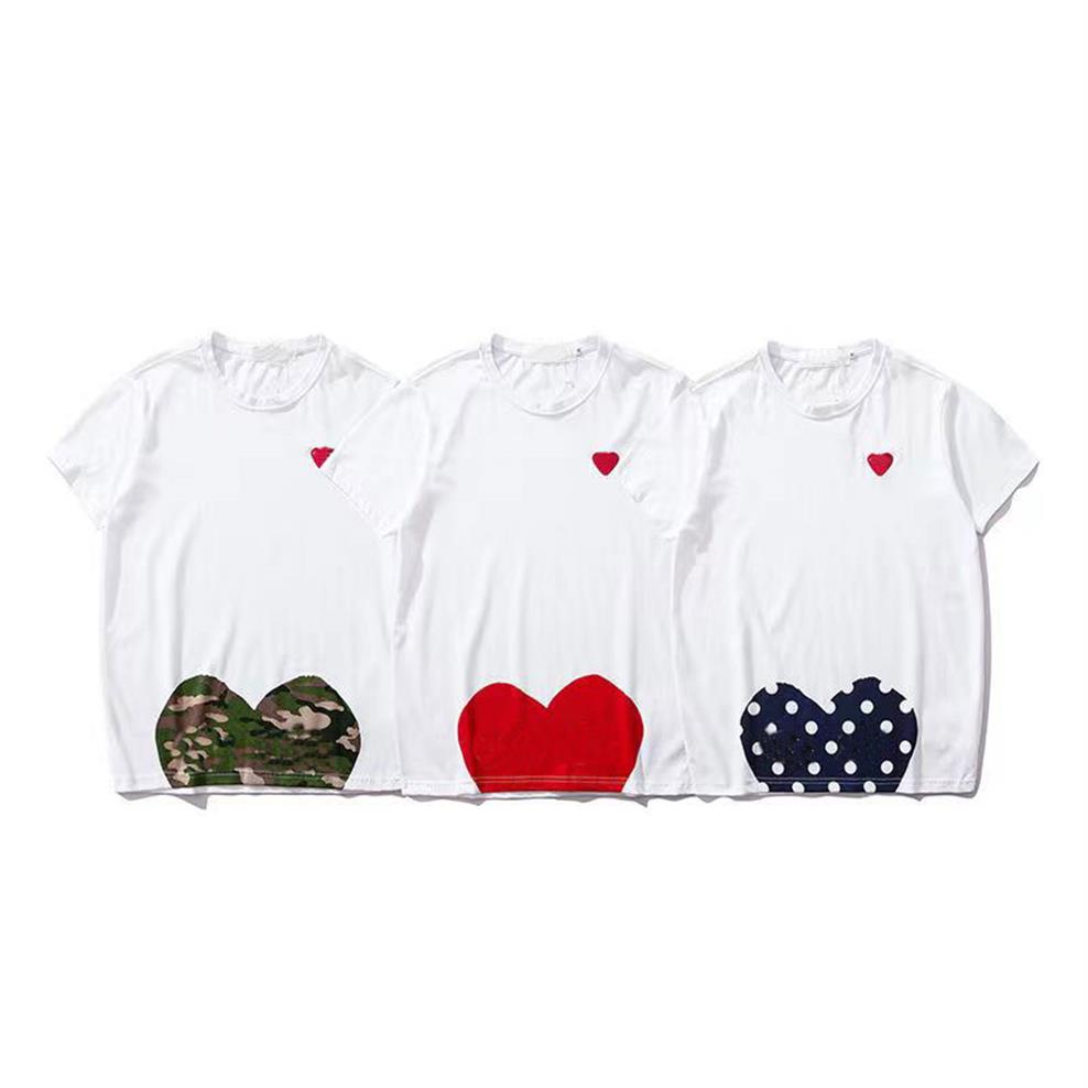 Fashion Men' Designer Game T Shirt High Quality Red Heart Shirt Commes Casual Blouse Des Badge Garcons Cotton Embroidered Short S224T
Fashion Men' Designer Game T Shirt High Quality Red Heart Shirt Commes Casual Blouse Des Badge Garcons Cotton Embroidered Short S224T