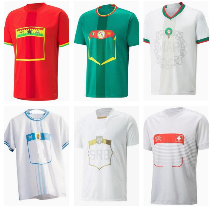 2022 2023 Morocco soccer jerseys Senegal MANE Hakimi Ghana 22 23 Switzerland KOULIBALY away Serbia football uniforms shirts VLAHOVIC MITROVIC TADIC Uruguay adult
2022 2023 Morocco soccer jerseys Senegal MANE Hakimi Ghana 22 23 Switzerland KOULIBALY away Serbia football uniforms shirts VLAHOVIC MITROVIC TADIC Uruguay adult