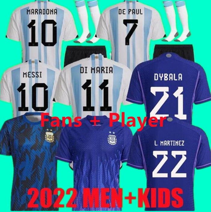 22 23 Argentina Soccer Jerseys DYBALA MESSIs 2022 2023 Fans Player Version LAUTARO MARTINEZ DI MARIA Football Shirt KUN AGUERO MARADONA Mens Jersey Kids Kit, 22-23 player
22 23 Argentina Soccer Jerseys DYBALA MESSIs 2022 2023 Fans Player Version LAUTARO MARTINEZ DI MARIA Football Shirt KUN AGUERO MARADONA Mens Jersey Kids Kit, 22-23 player