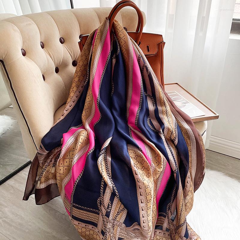 Scarves Fashion Autumn Soft Silk Scarf Women Luxury Long Bandana Stole Brand Shawl Foulard Designer Hijab For Ladies YD0507
Scarves Fashion Autumn Soft Silk Scarf Women Luxury Long Bandana Stole Brand Shawl Foulard Designer Hijab For Ladies YD0507