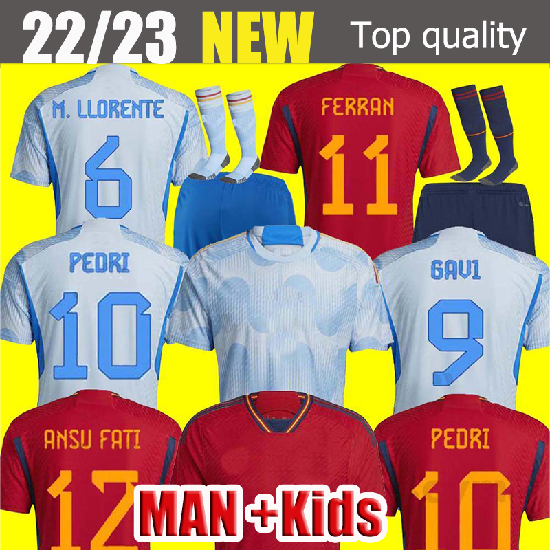 2022 spain soccer jersey PEDRI FERRAN TORRES MORATA GAVI football shirt KOKE AZPILICUETA men and kids kits top quality
2022 spain soccer jersey PEDRI FERRAN TORRES MORATA GAVI football shirt KOKE AZPILICUETA men and kids kits top quality