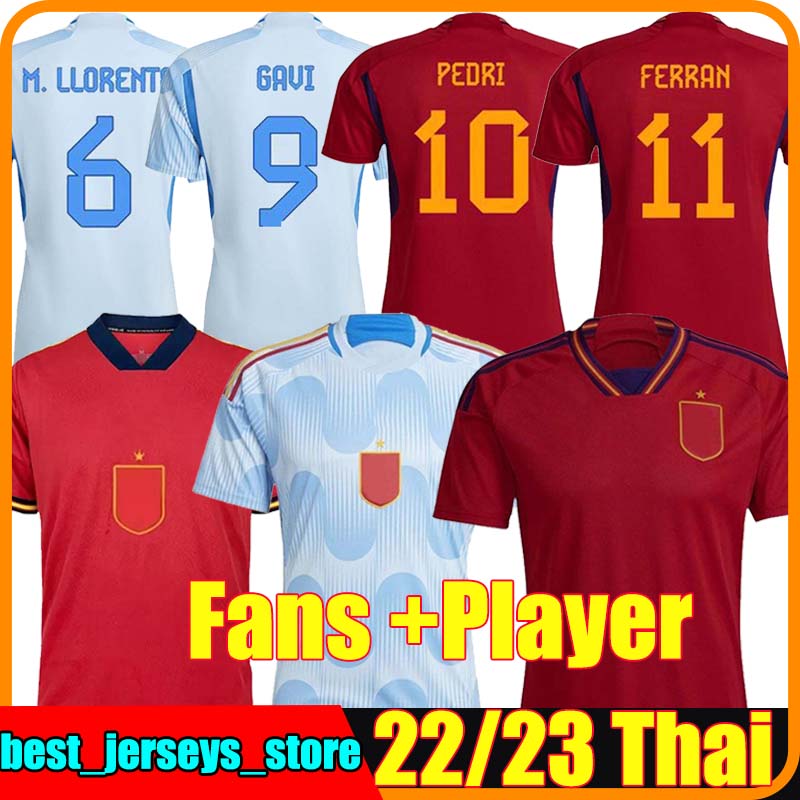 22/23 spain soccer jerseys PEDRI FERRAN TORRES MORATA GAVI 2022 Qatar World Cup football shirt ANSU FATI KOKE AZPILICUETA men kids kit fans player version top quality, 2021 home kids
22/23 spain soccer jerseys PEDRI FERRAN TORRES MORATA GAVI 2022 Qatar World Cup football shirt ANSU FATI KOKE AZPILICUETA men kids kit fans player version top quality, 2021 home kids