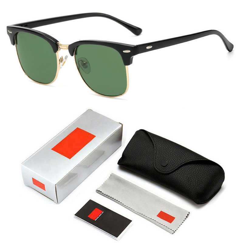 glasses Ray Men Women Sunglasses Clubmasters Retro Driving Ban glasses Luxury Brand Rivet Design Goggles Elegant Female UV400 3016N
glasses Ray Men Women Sunglasses Clubmasters Retro Driving Ban glasses Luxury Brand Rivet Design Goggles Elegant Female UV400 3016N