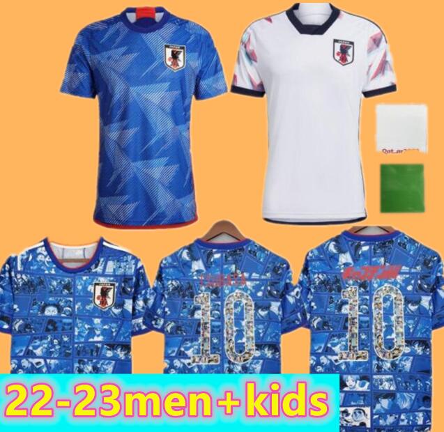 Japan 2022 Soccer Jersey home blue away white Captain TSUBASA 2023 ATOM Japanese 22 23 Football Shirt HONDA KAGAWA OKAZAKI men set kids kit Player Fans women girls top, Away 1
Japan 2022 Soccer Jersey home blue away white Captain TSUBASA 2023 ATOM Japanese 22 23 Football Shirt HONDA KAGAWA OKAZAKI men set kids kit Player Fans women girls top, Away 1