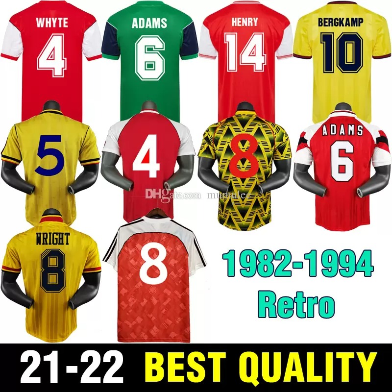 1982 85 Retro WRIGHT Soccer Jersey BERGKAMP 86 87 88 Football shirts ADAMS SELLEY 89 90 HENRY DIXON 91 92 MERSON FLATTS 93 94 vintage 88Ql#, 14
1982 85 Retro WRIGHT Soccer Jersey BERGKAMP 86 87 88 Football shirts ADAMS SELLEY 89 90 HENRY DIXON 91 92 MERSON FLATTS 93 94 vintage 88Ql#, 14