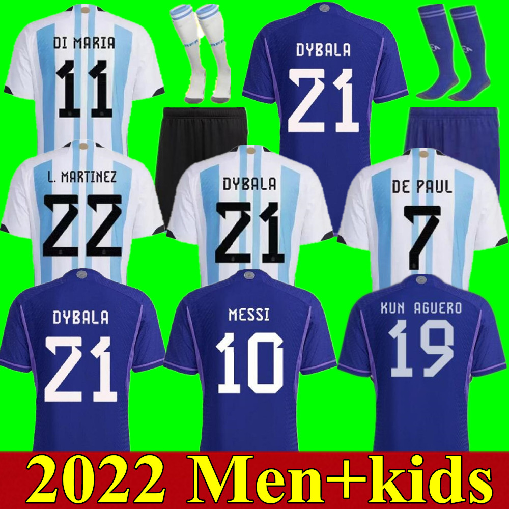 2022 Argentina soccer jerseys MESSIS DYBALA AGUERO MARADONA woRLD DI MARIA HIGUAIN Cup 22 23 Home away 2023 Men Kids kit sets football shirt, Women away
2022 Argentina soccer jerseys MESSIS DYBALA AGUERO MARADONA woRLD DI MARIA HIGUAIN Cup 22 23 Home away 2023 Men Kids kit sets football shirt, Women away