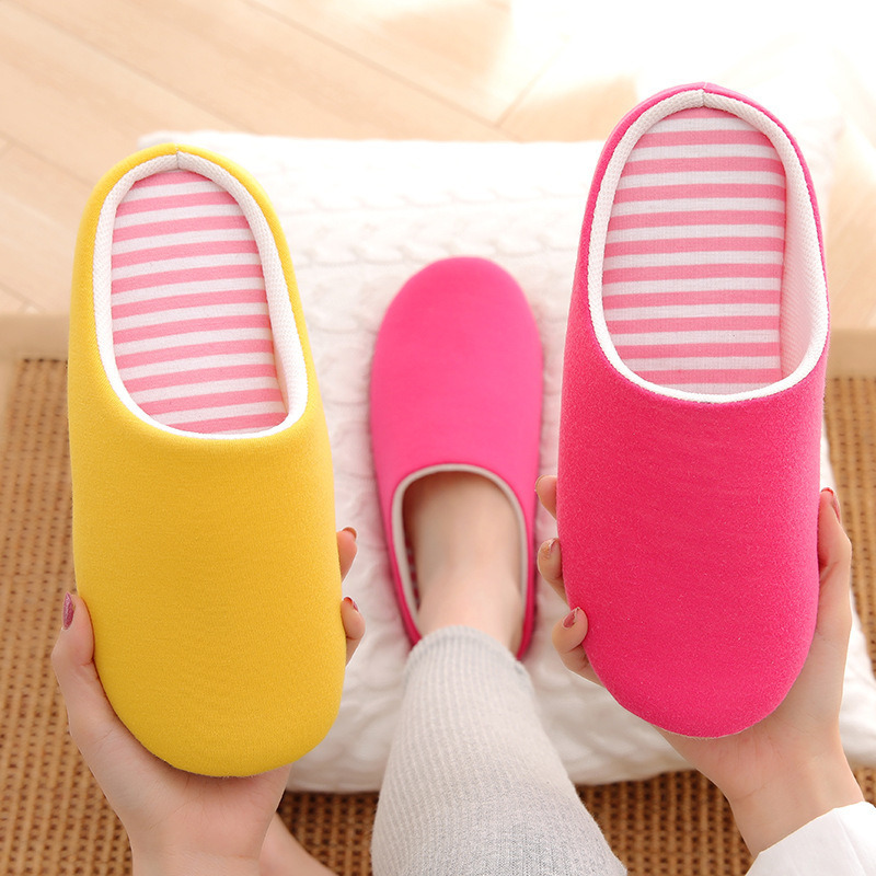 Slippers Women House Soft Home Cotton Slipper Winter Indoor Light Comfort Floor Shoes Men Silence Slides Bedroom Japanese Style 220831
