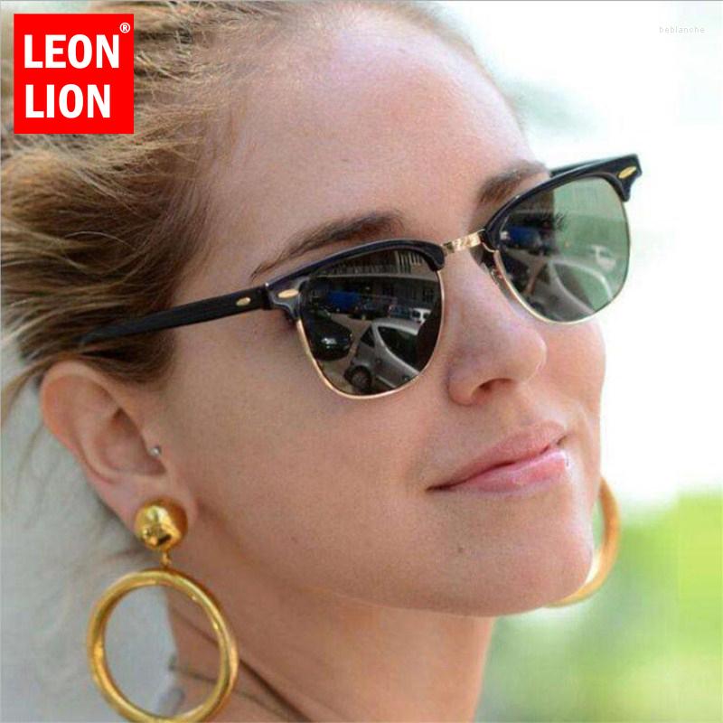 Sunglasses LEONLION Half Metal Men Women Brand Designer Glasses Mirror Sun Fashion Gafas Classic
Sunglasses LEONLION Half Metal Men Women Brand Designer Glasses Mirror Sun Fashion Gafas Classic