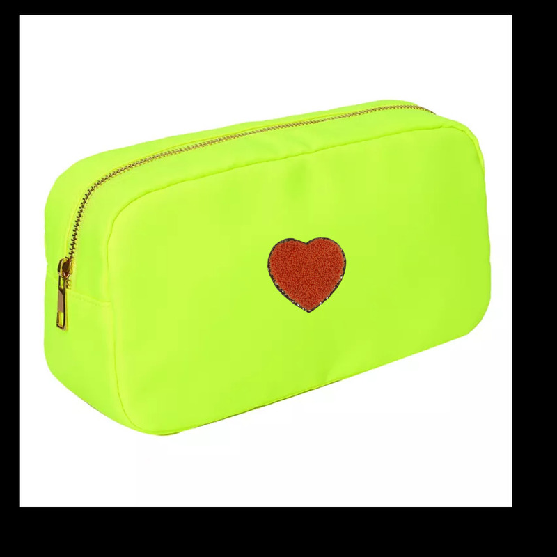 Cosmetic Bags Cases Four Sizes S M L Xl Diy Embroidery Patch Personalize Toiletry Pouch Waterproof Women Storage Nylon Travel Makeup Bag Organizer 220