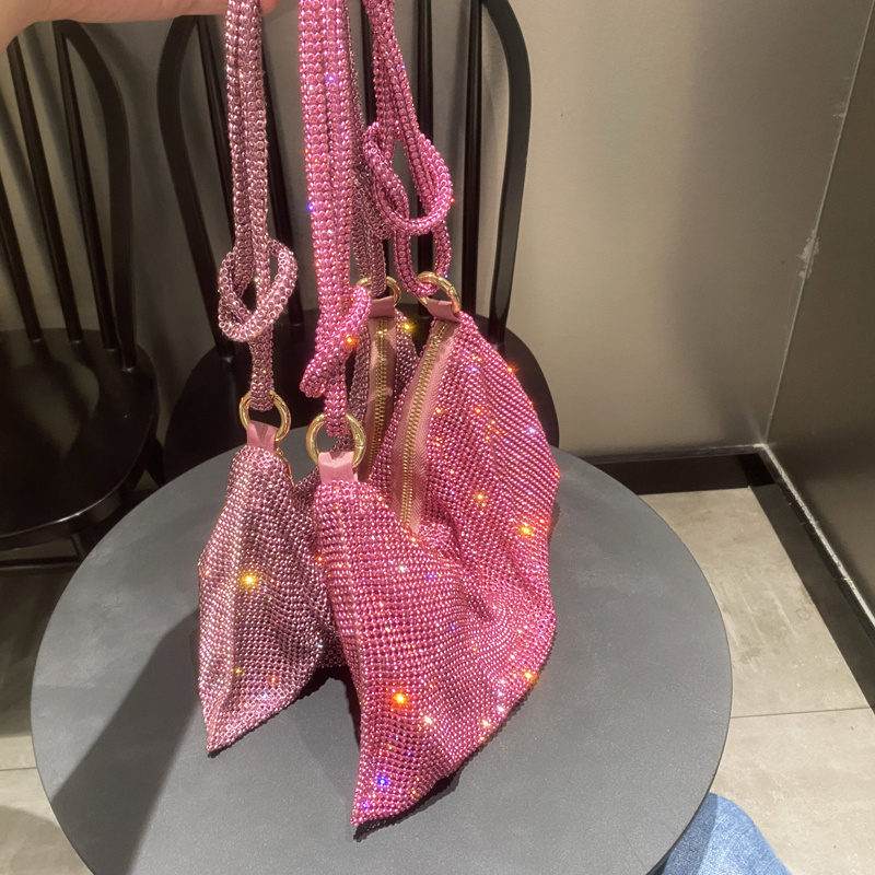 Evening Bags Handle clutch Bag Crystal Dinner Party Wedding Purses and handbag luxury Designer shopper hobo shoulder bag 220923