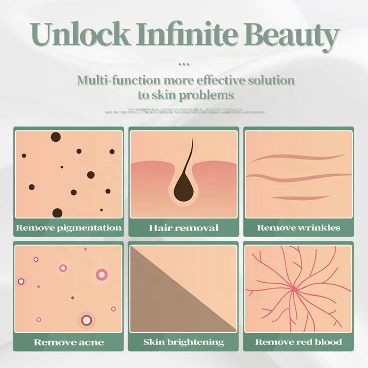 Salon use IPL Laser HairRemoval Machine Effective 3 Filters OPT Fast Hair Removal Skin Care Facial Rejuvenation System