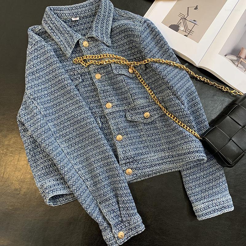 Women' Jackets 2022 Spring Fall Vintage Short Denim Jacket Women Korean Fashion Casual Single-Breasted Jeans Coat Female Wild Outwear, Blue
Women' Jackets 2022 Spring Fall Vintage Short Denim Jacket Women Korean Fashion Casual Single-Breasted Jeans Coat Female Wild Outwear, Blue