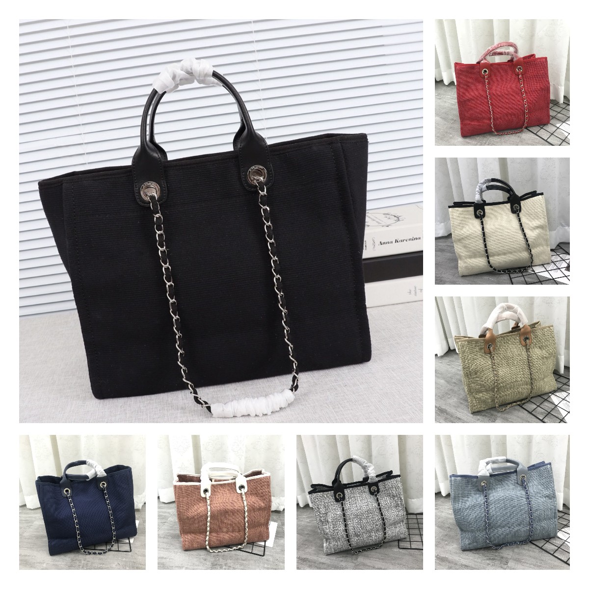 Woman Denim Tote Bag Canvas Tweed Grand Large Shopping Bags beach Handbag Medium Luxury Fashion Casual Designer ladies cross body shoulder Purse black gold chain, Contact me
Woman Denim Tote Bag Canvas Tweed Grand Large Shopping Bags beach Handbag Medium Luxury Fashion Casual Designer ladies cross body shoulder Purse black gold chain, Contact me