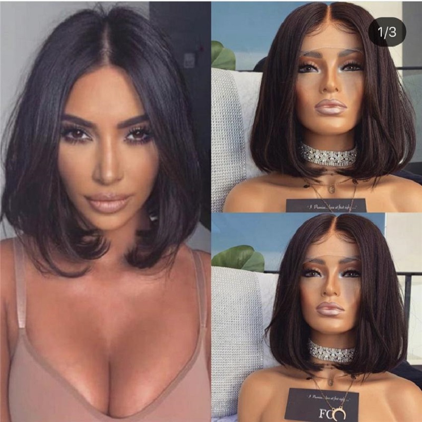 Wig Fashion in Europe and the United States short hair foreign trade wig Bob chemical fiber head cover, Dark brown
Wig Fashion in Europe and the United States short hair foreign trade wig Bob chemical fiber head cover, Dark brown