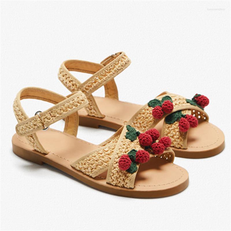 Sandals Cute Cherry Women Knitted Summer Flats Casual Beach Flat Shoes Woman Handmade Gladiator Sandal Outside Slippers, Yellow
Sandals Cute Cherry Women Knitted Summer Flats Casual Beach Flat Shoes Woman Handmade Gladiator Sandal Outside Slippers, Yellow