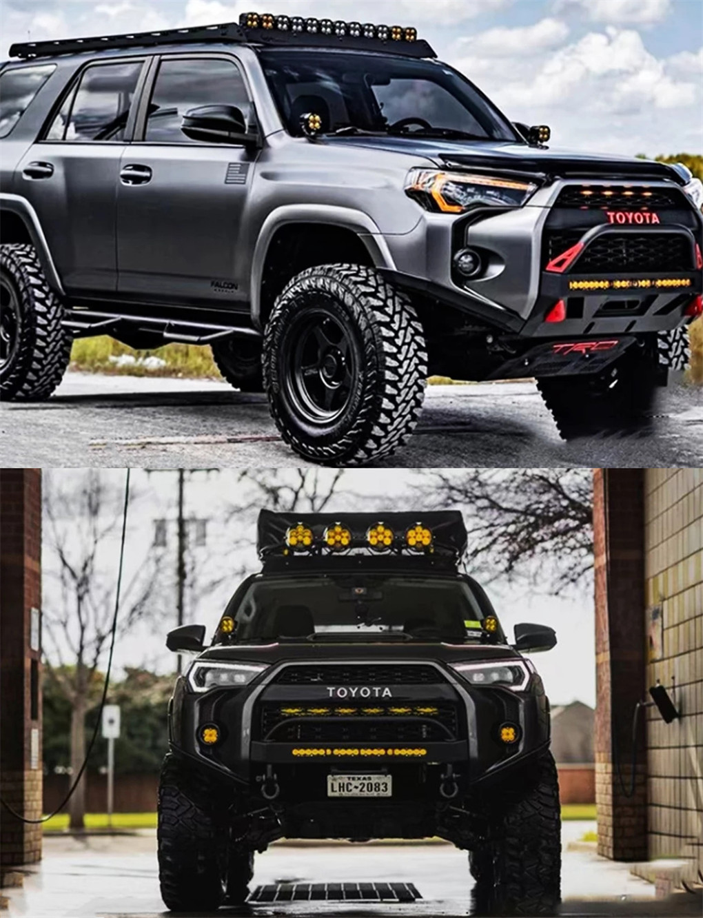 Car Tuning LED Headlight For Toyota 4Runner 20 13-20 19 LED Light High Beam Daytime Running Headlights Accessories