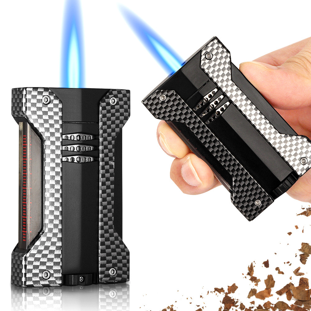 Galiner Luxury Cigar Lighter Professional Butane Gas Torch Lighters Cigar Accessories Travel Blue Flame Jet Fire Starter
Galiner Luxury Cigar Lighter Professional Butane Gas Torch Lighters Cigar Accessories Travel Blue Flame Jet Fire Starter