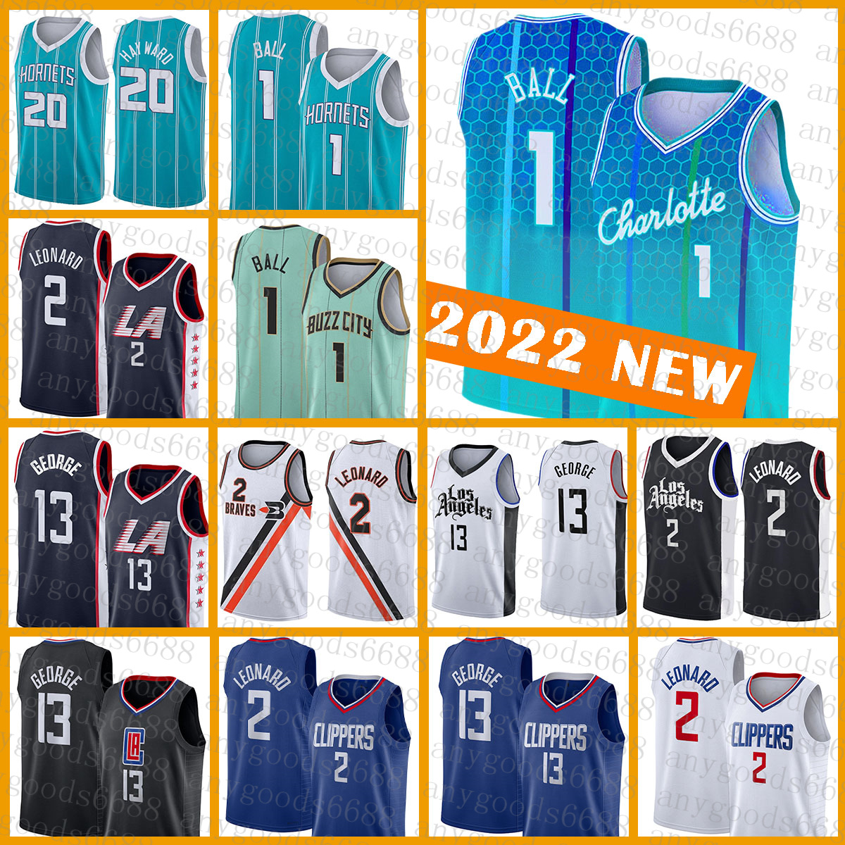 LaMelo Ball Basketball Jersey Charlottes Hornet Los Red Angeles Blue Clipper 2 13 20 1 Orange Kawhi Leonard Paul George Gordon Hayward 522, Jersey-huangfeng
LaMelo Ball Basketball Jersey Charlottes Hornet Los Red Angeles Blue Clipper 2 13 20 1 Orange Kawhi Leonard Paul George Gordon Hayward 522, Jersey-huangfeng