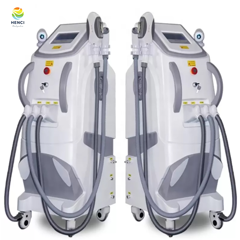 Professional Q Switch Nd Yag Laser Tattoo Removal Machine Pigments Ipl Opt Hair Remover Elight Wrinkle Reducing Machines 3 Handles