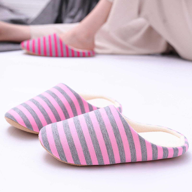 Slippers Women House Soft Home Cotton Slipper Winter Indoor Light Comfort Floor Shoes Men Silence Slides Bedroom Japanese Style 220831