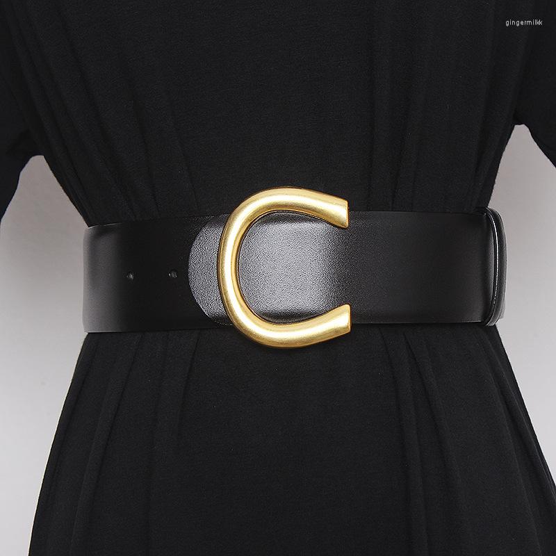 Belts Designer Wide For Women High Quality Female Waist Plus Size Dress Corset Belt Genuine Leather Waistband, Black
Belts Designer Wide For Women High Quality Female Waist Plus Size Dress Corset Belt Genuine Leather Waistband, Black