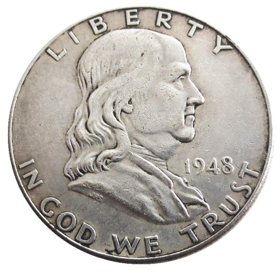 US 1948PD Franklin Half Dollar Craft Silver Plated Copy Coin Brass Ornaments home decoration accessories251V
US 1948PD Franklin Half Dollar Craft Silver Plated Copy Coin Brass Ornaments home decoration accessories251V