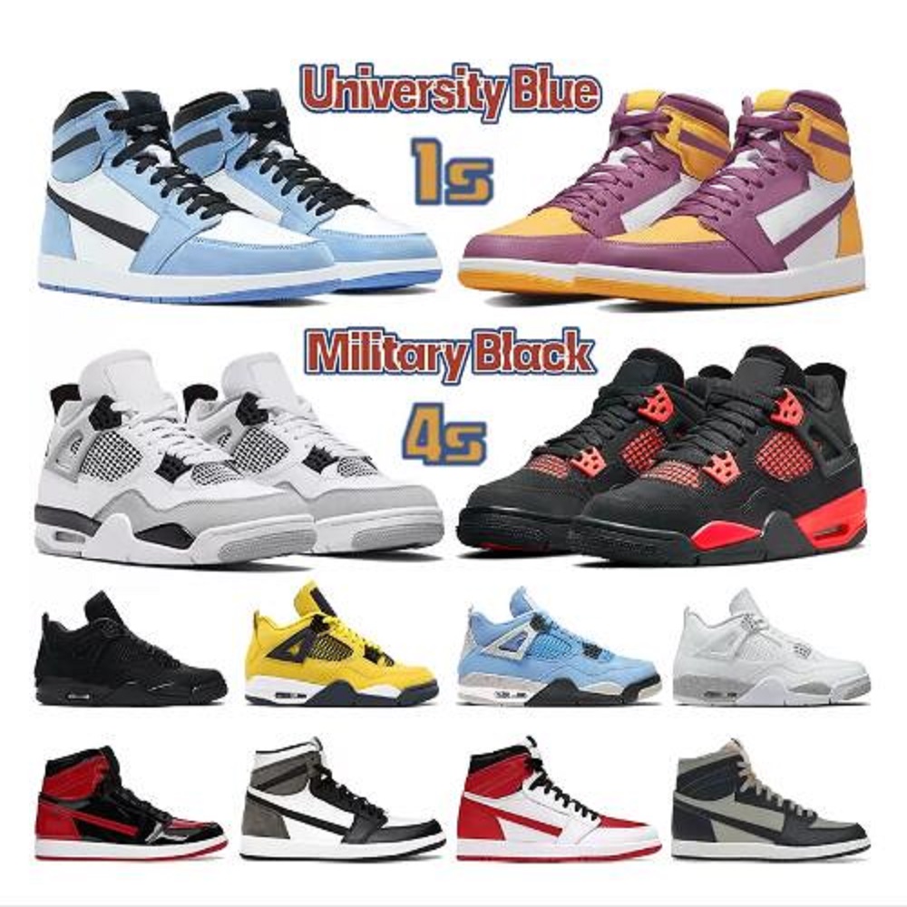 Mens Basketball Shoes Black Cat White Oreo Sail Military 4 4s 1 1s University Blue Heritage Patent Bred Obsidian UNC Fire Men Sports Women Sneakers Trainer, # 23
Mens Basketball Shoes Black Cat White Oreo Sail Military 4 4s 1 1s University Blue Heritage Patent Bred Obsidian UNC Fire Men Sports Women Sneakers Trainer, # 23
