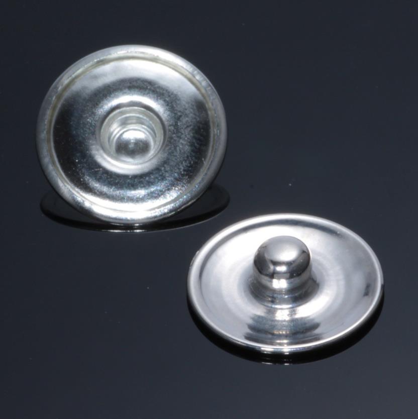 Clasps Hooks Many Styles Metal Alloy 18Mm/12Mm Noosa Ginger Snap Button Base Pendant Jewelry Findings Accessories For Dhseller2010 Dhey1