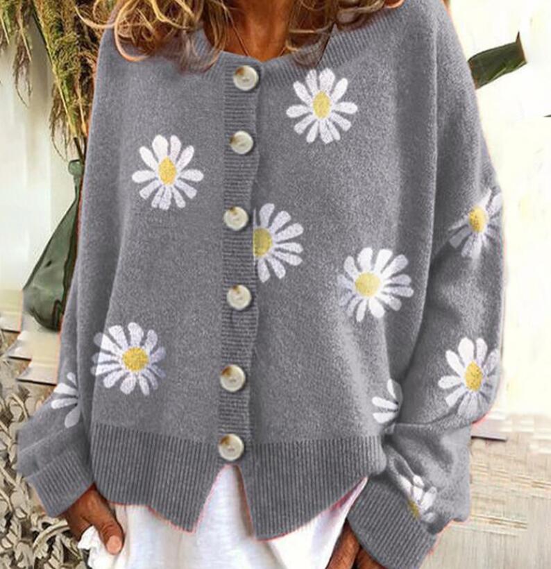 Women' Sweaters Japanese Retro Argyle Sweaters Casual Loose V-neck Button Up Contrast Cardigan Coat, Gray
Women' Sweaters Japanese Retro Argyle Sweaters Casual Loose V-neck Button Up Contrast Cardigan Coat, Gray