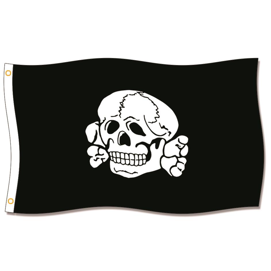 Totenkopf Fahne Flags 3x5FT 150x90cm Polyester Printing Fan Hanging Selling Flag With Brass Grommets 192D
Totenkopf Fahne Flags 3x5FT 150x90cm Polyester Printing Fan Hanging Selling Flag With Brass Grommets 192D