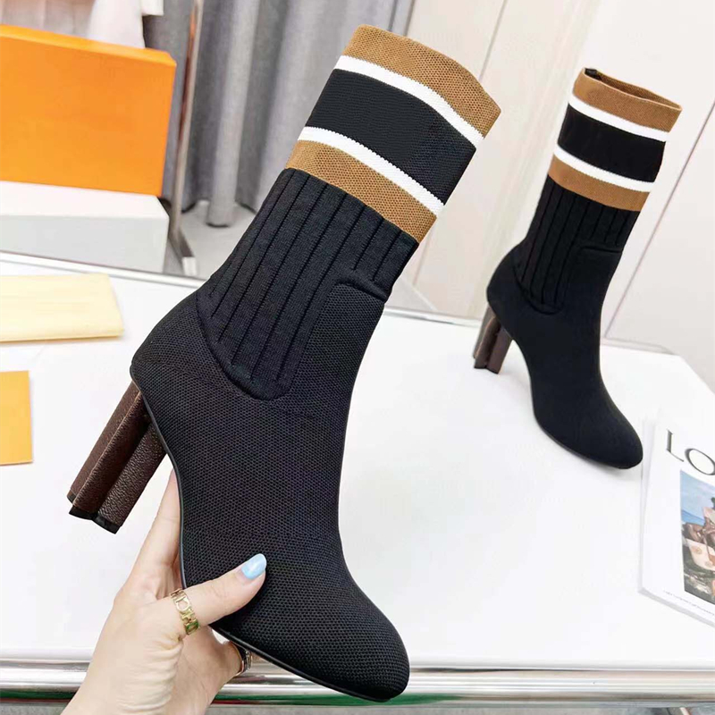 Classic Women's High Heel Stretch Boots Fashion Embroidered Sleeves Show Thinning Fashion Boots 35-42 Sizes 9.5cm Heel Height, Shoe box
Classic Women's High Heel Stretch Boots Fashion Embroidered Sleeves Show Thinning Fashion Boots 35-42 Sizes 9.5cm Heel Height, Shoe box