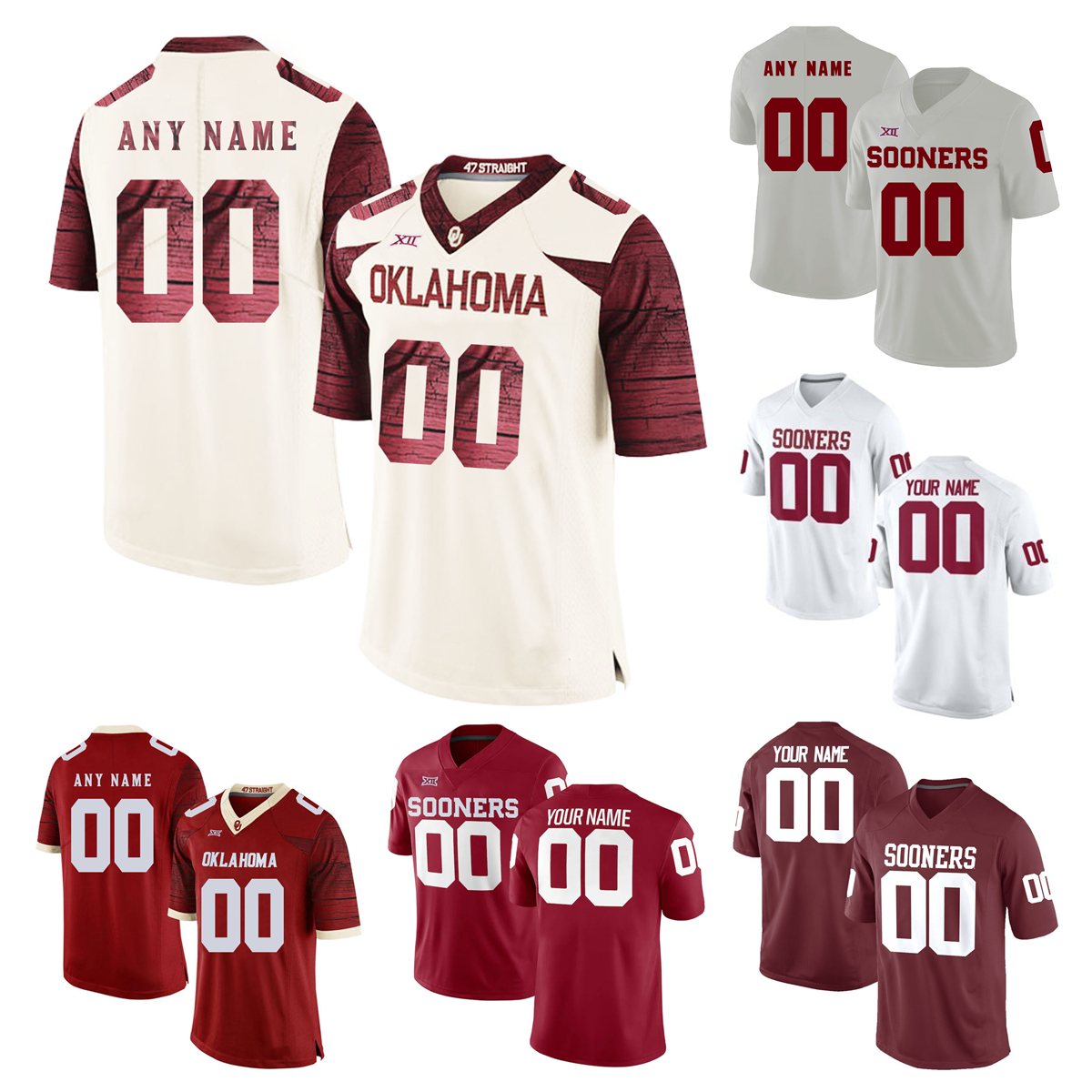 American College Football Wear Custom NCAA College Oklahoma Sooners Football Jerseys Kyler Murray CeeDee Lamb Durron Neal Spencer Rattler Mayfield C.Williams Bra, Men
American College Football Wear Custom NCAA College Oklahoma Sooners Football Jerseys Kyler Murray CeeDee Lamb Durron Neal Spencer Rattler Mayfield C.Williams Bra, Men