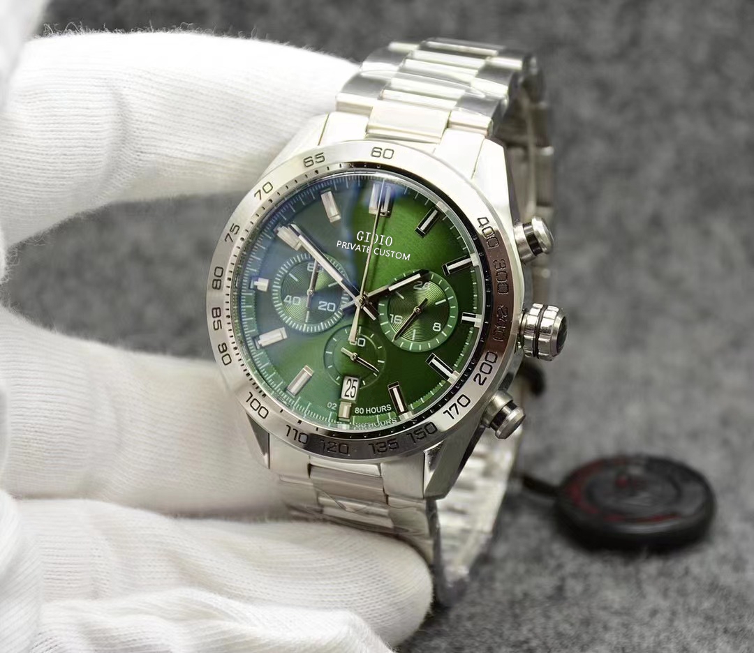 43mm High Quality Mens Quartz Chronograph Watch Black Blue Ceramic Leather Stopwatch Stainless Steel Luminous Sapphire
43mm High Quality Mens Quartz Chronograph Watch Black Blue Ceramic Leather Stopwatch Stainless Steel Luminous Sapphire