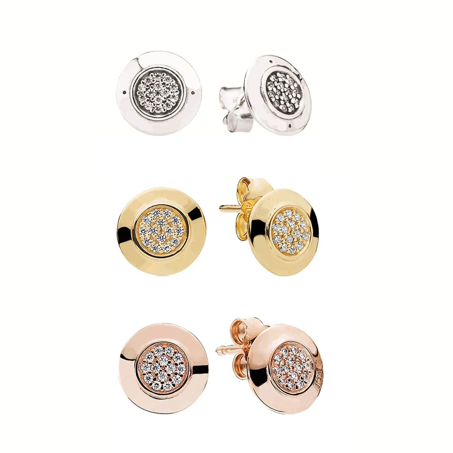 Women Stud Earrings Silver Gold Plated Pandora Style Fashion Jewelry European For Girls Gifts E002
Women Stud Earrings Silver Gold Plated Pandora Style Fashion Jewelry European For Girls Gifts E002